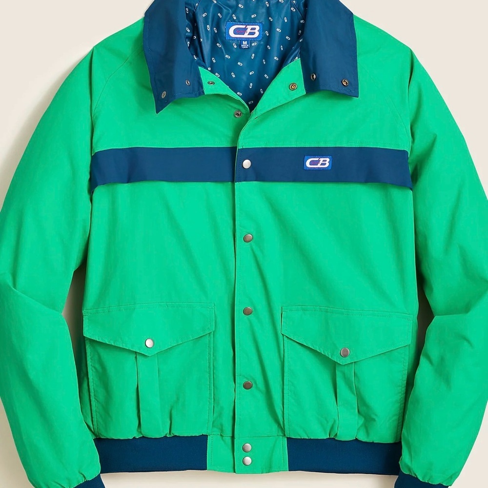 CB sports x J.Crew snap‎ front Men’s jacket NwOT sz small